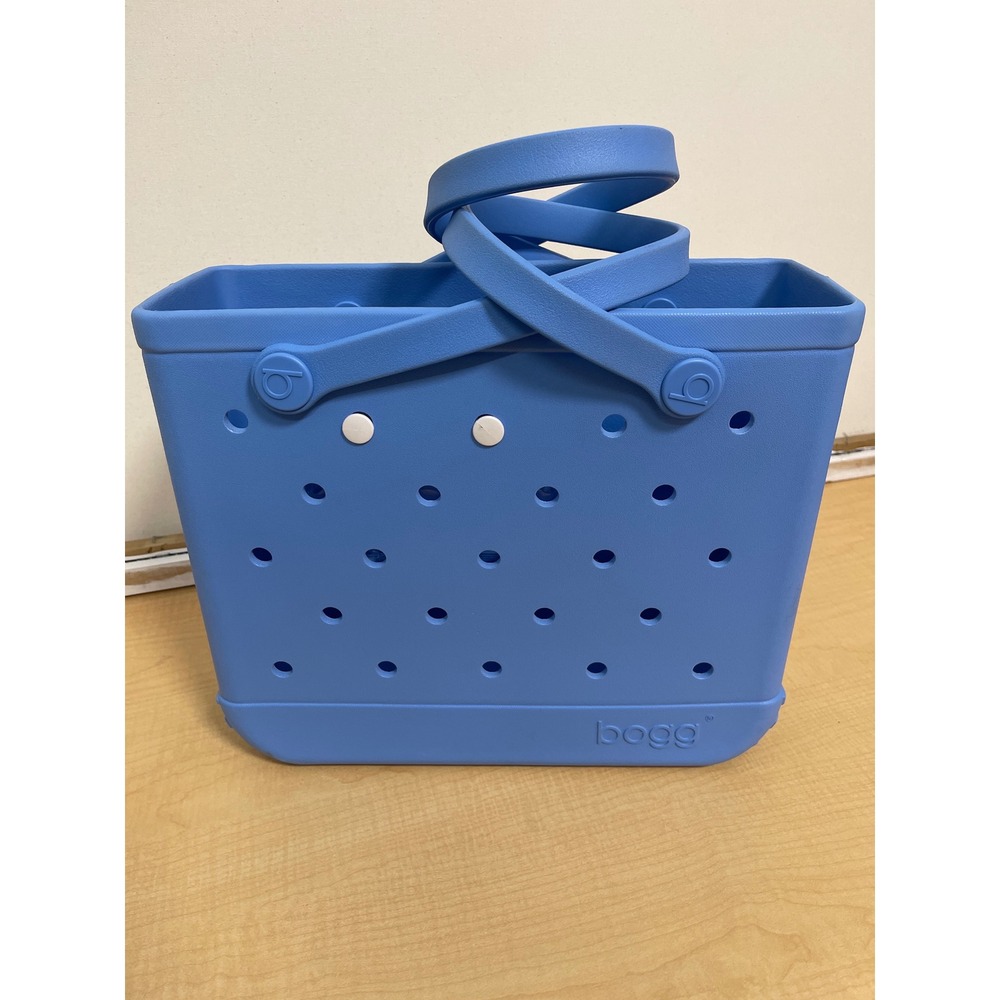 Bogg Bag Baby Bogg Tote Carolina Blue EVA Washable Beach Bag with Insert